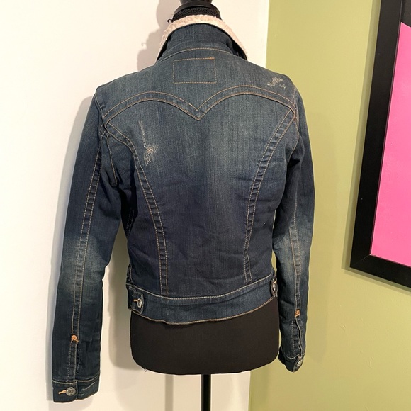 True Religion Denim Sherpa Jacket - Picture 2 of 5
